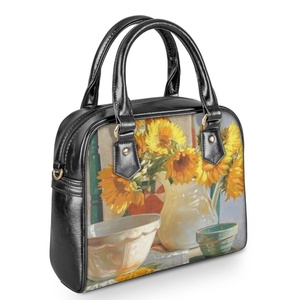 Bolso de cuero con patrón de girasol para mujer Dropship POD Classic Crossbody Bag para niñas - Product Image 2