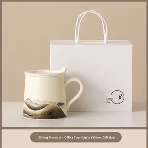Taza <span class=keywords><strong>de</strong></span> té <span class=keywords><strong>de</strong></span> cerámica <span class=keywords><strong>de</strong></span> diseño moderno Yuanshan <span class=keywords><strong>con</strong></span> <span class=keywords><strong>filtro</strong></span> <span class=keywords><strong>de</strong></span> <span class=keywords><strong>tapa</strong></span>, función <span class=keywords><strong>de</strong></span> separación <span class=keywords><strong>de</strong></span> agua para oficina, uso Personal, regalo, taza <span class=keywords><strong>de</strong></span> té <span class=keywords><strong>de</strong></span> cerámica - Product Image 6