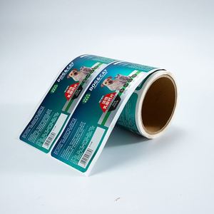 Fabricant d'étiquettes personnalisées en vinyle imperméable avec logo de marque, emballage de produits, rouleaux d'étiquettes givrées pour bouteilles - Product Image 2