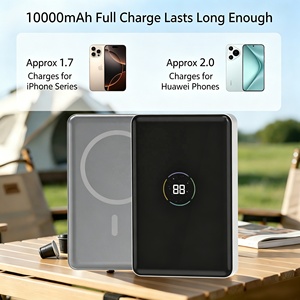 ใหม่ CCC 10000มิลลิแอมป์ต่อชั่วโมงแบตเตอรี่แม่เหล็กกึ่งแข็ง PD22.5W ไร้สายความจุสูงชาร์จได้อย่างรวดเร็ว - Product Image 4