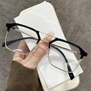 Nuevo fotocromático Photogray Lunett CAMBIO DE Color doble puente miopía gafas Anti luz azul marcos de gafas para todas las caras - Product Image 3