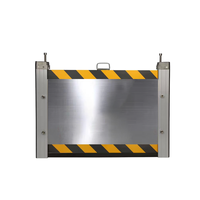 Barrière anti-inondation en acier inoxydable MinBin, système de protection contre les eaux de crue détachable et modulaire, robuste, pour garage, résistant à la rouille