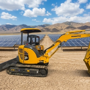 Precio al por mayor Excavadora Komatsu PC30MR-3 usada, 3 toneladas de peso operativo, modelo 2022, maquinaria para inspección por video, PC60/70 - Product Image 1