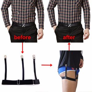 2 uds., <span class=keywords><strong>camisa</strong></span> <span class=keywords><strong>para</strong></span> hombre, cinturón con Clips de bloqueo antideslizantes, mantiene la <span class=keywords><strong>camisa</strong></span> escondida en la pierna, liguero <span class=keywords><strong>para</strong></span> el muslo, correa de ligas - Product Image 2