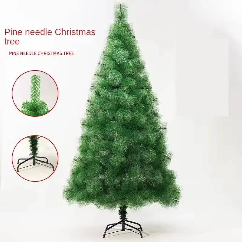 Noel dekorasyon 1.5 M 1.8 M simülasyon çam iğneleri noel dekorasyon çam ağacı