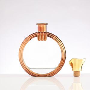 Factory Wholesale Custom Design Round Vodka Gin Liquor Spirits Glass <strong>Bottles</strong> <strong>Champagne</strong> Vodka Liquor Wine Glass <strong>Bottle</strong> - Product Image 5