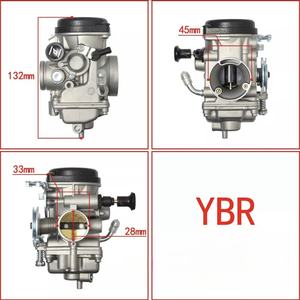 Carburateur à double ligne YBR150 adapté aux accessoires de moto Yamaha TW200 2001-2017 DR200 Trailway - Product Image 2
