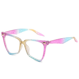Montatura <span class=keywords><strong>Occhiali</strong></span> <span class=keywords><strong>da</strong></span> <span class=keywords><strong>Vista</strong></span> Donna Leopardata Arcobaleno Stile Retrò 2026, Montatura Colorata con Lenti Trasparenti, <span class=keywords><strong>Occhiali</strong></span> <span class=keywords><strong>da</strong></span> <span class=keywords><strong>Vista</strong></span> Firmati Designer Donna - Product Image 6