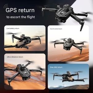V168 Mini GPS Drone One-Click ritorno HD 8K fotografia aerea flusso ottico ostacolo evitamento telecomando per <span class=keywords><strong>il</strong></span> commercio estero - Product Image 4