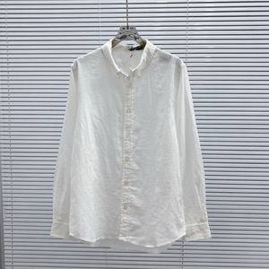 <span class=keywords><strong>Camicia</strong></span> Casual <span class=keywords><strong>di</strong></span> <span class=keywords><strong>lino</strong></span> <span class=keywords><strong>di</strong></span> vendita calda per le donne con Logo personalizzato camicie semplici <span class=keywords><strong>oversize</strong></span> - Product Image 4