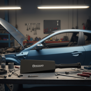 Cuña de reparación de carrocería Fasano Tools 188P/S2 de plástico negro con mango para trabajos de paneles automotrices - Product Image 3