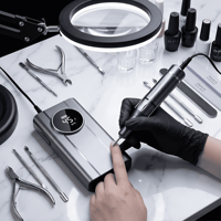 Stylo perceuse à ongles sans fil professionnel 45000 tr/min, rechargeable, en aluminium, lime à ongles électrique, OEM ODM, vente en gros