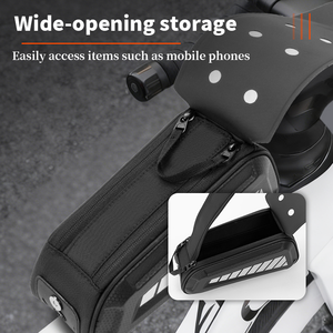 Bolsa Profesional <span class=keywords><strong>para</strong></span> Manillar <span class=keywords><strong>de</strong></span> Ciclismo, Impermeable <span class=keywords><strong>de</strong></span> TPU, Ajustable y Portátil, Accesorio <span class=keywords><strong>para</strong></span> Tubo Superior <span class=keywords><strong>de</strong></span> Bicicleta - Product Image 5