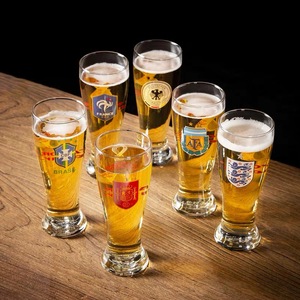 Verre à bière Coupe du Monde de football 2026 – Lot de verres à bière et à vin transparents à prix abordable - Product Image 4