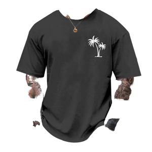 T-shirt Premium Urban Lifestyle |   T-shirt pour homme avec petit logo graphique |   Chemise à manches courtes en coton 100% coupe classique - Product Image 1