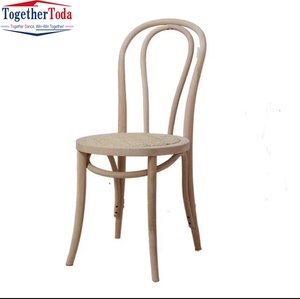 Silla de Comedor de Ratán y Madera Maciza de Estilo Americano Moderno, para Hogar, Restaurantes, Hoteles, Sala de Estar, Exterior, Banquetes, con Respaldo Retro, de Lujo Ligero - Product Image 3