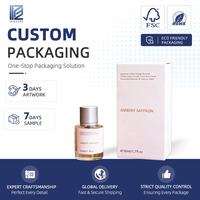 Boîtes en carton pliables en papier kraft personnalisées pour l'emballage des soins de la peau et des cosmétiques Impression couleur Boîte à parfum et à rouge à lèvres