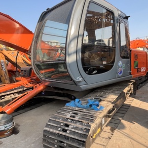 Excavatrice sur chenilles hydraulique Hitachi EX120 d'occasion, de haute qualité, petite pelle pour travaux de construction - Product Image 4