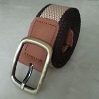 Ceinture tactique personnalisée pour homme en PU, toile et polyester, avec boucle ardillon en alliage de zinc, style décontracté et tendance pour étudiant