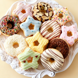 Năm Cánh Sao Donut DIY Pastry Silicone Khuôn Gấu Trái Tim Gấu Khuôn Mẫu Cho Sô Cô La Cookie Món Tráng Miệng Nhựa Epoxy Bánh Công Cụ - Product Image 2