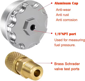 <span class=keywords><strong>CNC</strong></span> gia công nhôm với nhiên liệu áp suất cổng phụ tùng ô tô tùy chỉnh 2003-2007 Ford powerstroke DIESEL Lọc nhiên liệu bìa - Product Image 6