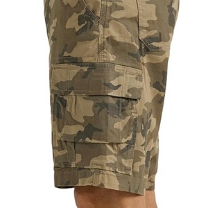 กางเกงขาสั้นคาร์โก้ผ้าฝ้าย 100% น้ำหนักเบา ลายพราง ทรงตรง สำหรับผู้ชาย เหมาะกับการเคลื่อนไหวอย่างรุนแรง ขายส่งสำหรับฤดูร้อน - Product Image 4