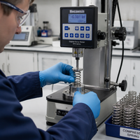 Ressort hélicoïdal de compression en acier inoxydable 90 lb, sur mesure, robuste, pour machines industrielles, fabrication OEM de précision, capacité de charge élevée