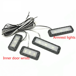 Luce Decorativa per Maniglia Auto Lampada LED Luci Ambientali per Vano Portaoggetti Universale Accessori Interni Auto <span class=keywords><strong>Gadget</strong></span> DC 12V - Product Image 3