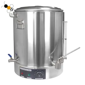 Stainless steel 100kg honey bucket storage tanks honey heating tank