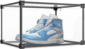 Stapelbare klare Schuhkarton Aufbewahrung Acryl Schuhkarton Magnet verschluss <span class=keywords><strong>box</strong></span> - Product Image 4