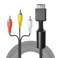 Câble de connexion AV audio-vidéo pour console de jeu PS1 PS2 PS3 Playstation, accessoires de console, nouveau design