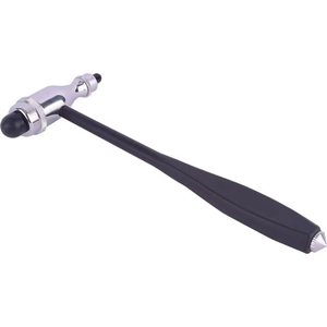 <span class=keywords><strong>Martello</strong></span> di Percussione Manuale in Acciaio Inossidabile per Uso Medico, Accessorio Diagnostico Certificato CE Classe II, Doppia Percussione - Product Image 2