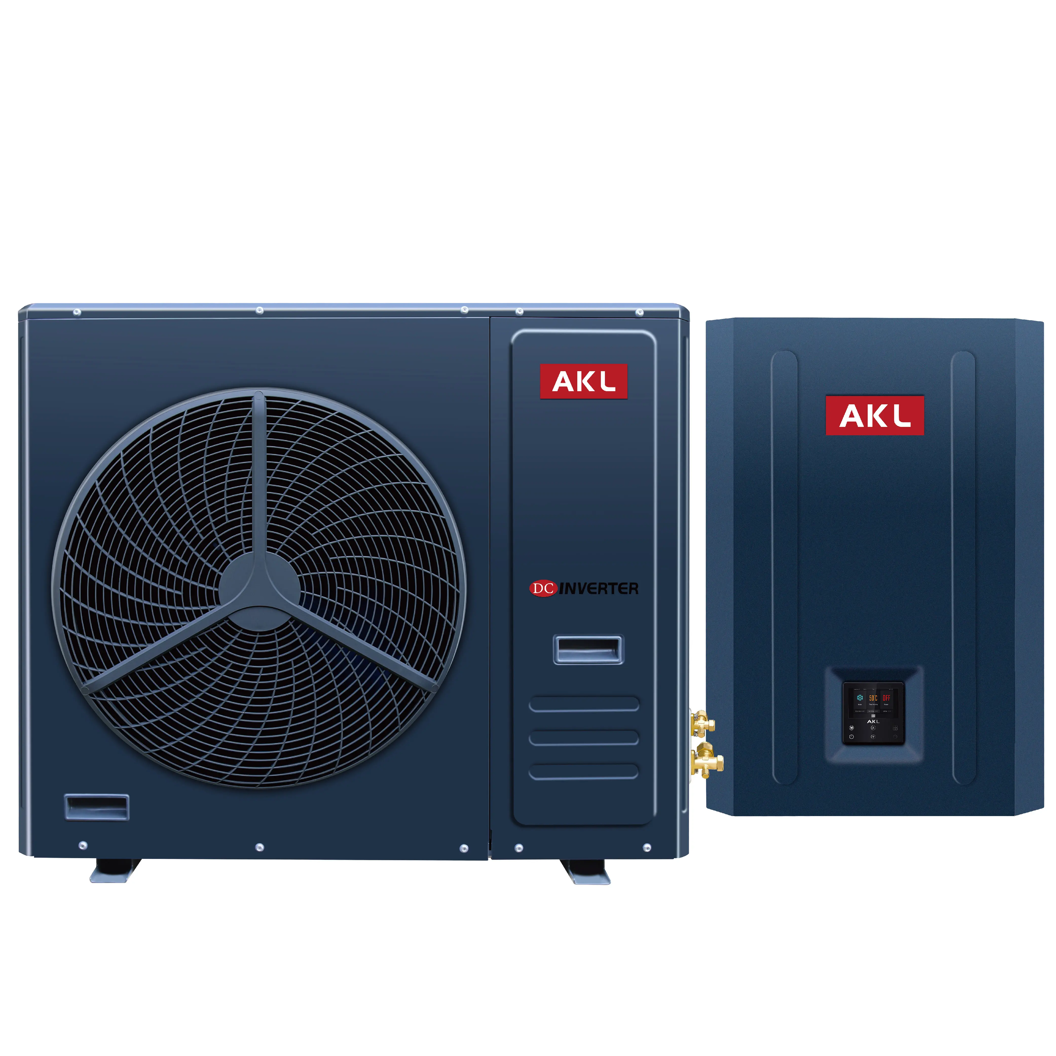 OEM di alta qualità 15kw High cop pompa di calore aria-acqua inverter dc a bassa temperatura scroll/compressore rotativo evi air