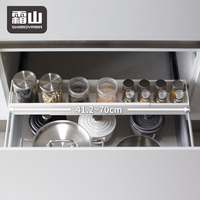 Organisateur de bouteilles d'épices extensible et réglable SHIMOYAMA, support de rangement robuste