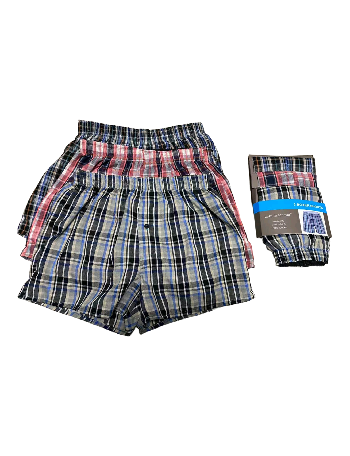 Black blue checkered;Pink white checkered;Black grey checkered