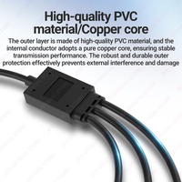 Kabel Splitter ARGB OEM 1 3 5V 3Pin Addressable RGB Ekstensi Kipas PC Berkualitas Tinggi Kecepatan Tinggi Bersertifikasi FCC Pesanan Grosir Stok 1