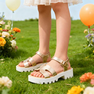 Sandalias <span class=keywords><strong>de</strong></span> Tiras para Niñas, Diseño Moderno y Dulce 2025, con Correas Ajustables, Suela Suave y Antideslizante para Niños Pequeños - Product Image 6