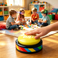 Bouton sonore personnalisé, buzzer parlant, multi-sons, audio MP3/WAV, OEM, étiquette privée pour cadeau promotionnel, vente en gros