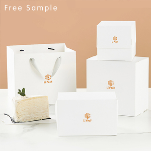 Lipack Bán Buôn <span class=keywords><strong>Brown</strong></span> Kraft Giấy Thực Phẩm Takeaway Hộp Snack Hộp Bao Bì Và Túi Cho Bánh Tráng Miệng Pastry <span class=keywords><strong>Chocolate</strong></span> - Product Image 6