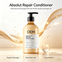 Acondicionador Reparador de Cabello con Proteínas de la Serie Salon Expert, Suaviza las Puntas Abiertas y Rizadas, Aporta Brillo Sedoso al Cabello Peinado con Calor