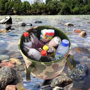 Échantillon Gratuit - Sac Seau de Pêche Pliable et Portable 15L en EVA 500D PVC, Fabrication OEM/ODM Certifiée BSCI - Product Image 2