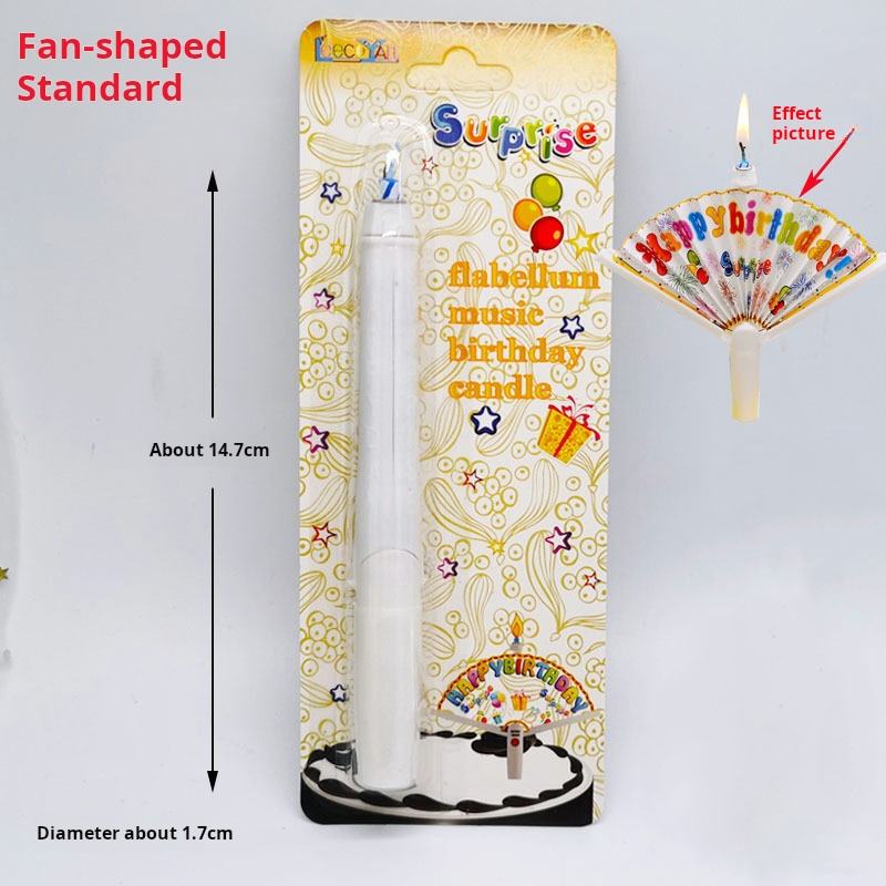 En forma de abanico felicitaciones banner vela