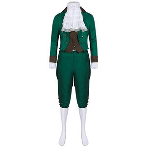 Venta al por mayor hombres <span class=keywords><strong>St</strong></span> Patricks Day <span class=keywords><strong>disfraz</strong></span> adulto verde Tailcoat chaqueta irlandés Leprechaun fiesta Cosplay disfraces - Product Image 6