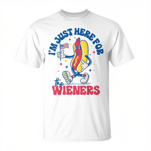 Camiseta I'm Just Here For The Wieners del 4 de julio - Product Image 2
