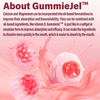 Gummies véganes sans sucre à quatre ingrédients OEM, magnésium, vitamines B12 et D3-2, 60 unités quotidiennes, soutien immunitaire et antioxydant pour adultes
