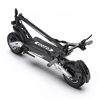 Yeni varış ab depo OOTD T10 18AH hızlı katlanır elektrikli E Scooter 11 inç Off-Road Scooter MAX 50KM