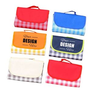 Couverture de pique-nique d'extérieur personnalisée, grande taille 80x60 pouces, pliable, imperméable, pour la plage, le camping, les voyages et les concerts - Product Image 1