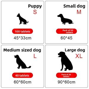 Großhandel umwelt freundliche Einweg-Hunde windeln verdickte Haustier Urin Pads für die Abfallen tsorgung Fabrik versorgung - Product Image 2