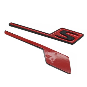 Autocollants emblèmes de logo <span class=keywords><strong>S</strong></span> 3D réutilisables en ABS pour coffre de voiture Mercedes pour <span class=keywords><strong>A45</strong></span> W176 CLA45 C117 C63 W205 E63 W212 GLA45 X156 GLC GLE - Product Image 2