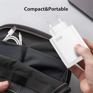 Chargeur 55W GaN Chargeur rapide 6A Norme or Super charge rapide Chargeur de téléphone <span class=keywords><strong>Xiaomi</strong></span> Civi 2 Civi 1S Prise pour <span class=keywords><strong>Xiaomi</strong></span> 11 Civi - Product Image 5